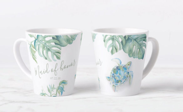 bridal party gift ideas with a tropical theme by Victoria Rigali