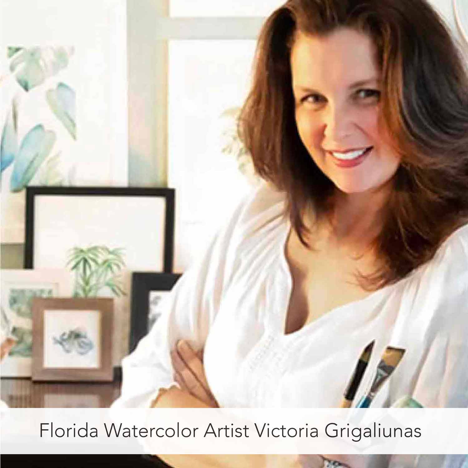 Victoria Grigaliunas is a watercolor artist with Do Tell A Belle located in South Florida.