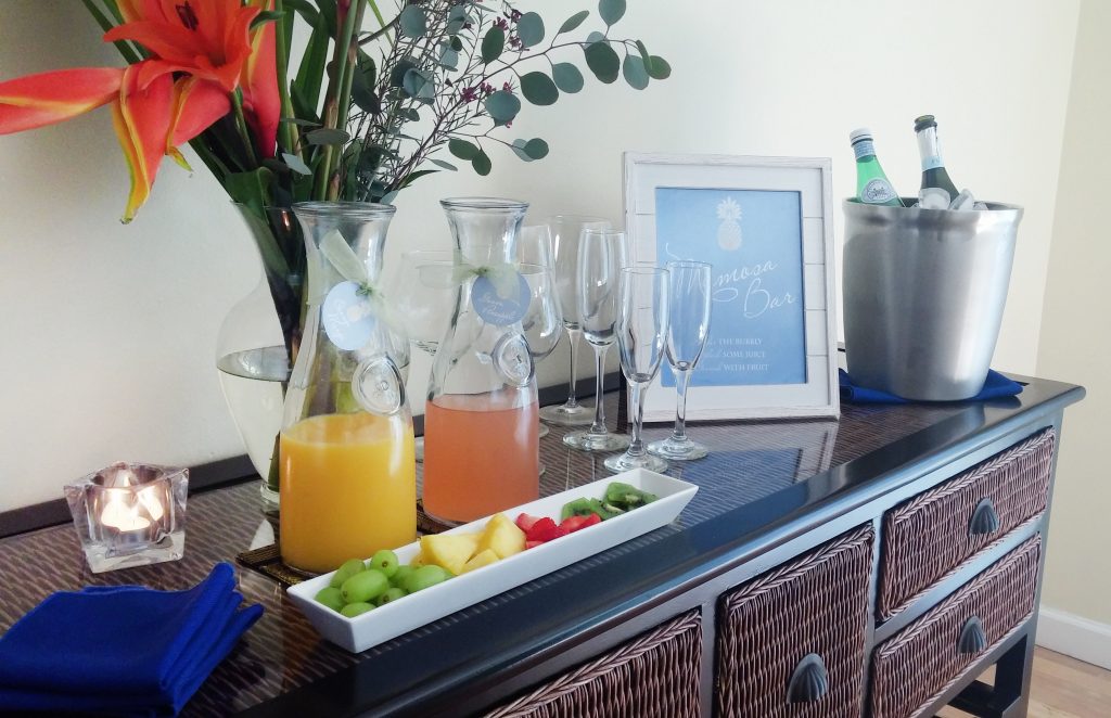 How to create your own DIY Mimosa Bar.