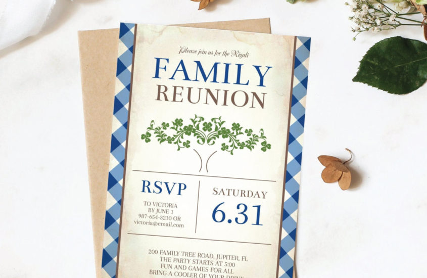 How to Plan a Family Reunion | with Free Printable Invitations ...
