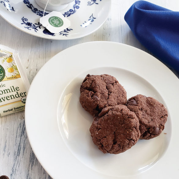 Gluten free and vegan double chocolate chip cookie recipe