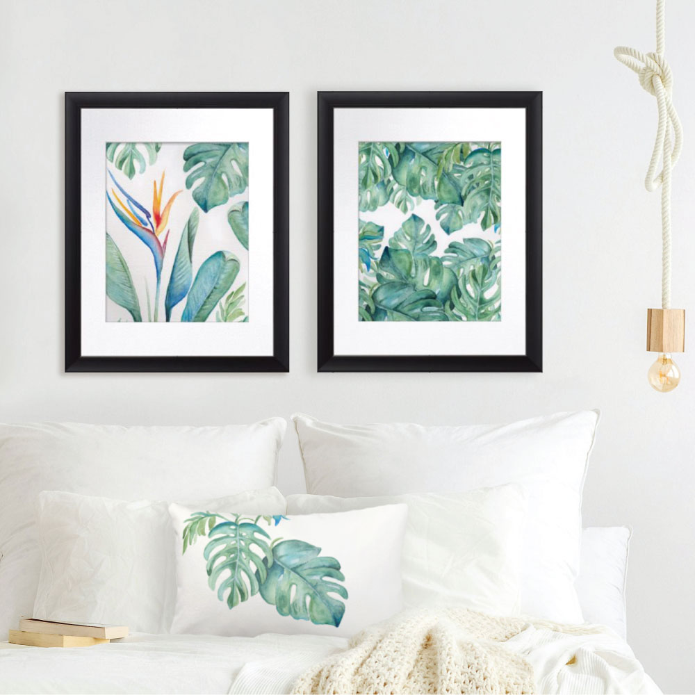 Tropical wall art for bedrooms