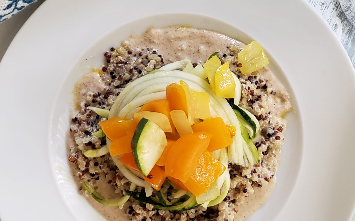 Victoria’s Recipe Box: Savory Mixed Veggies Over Quinoa