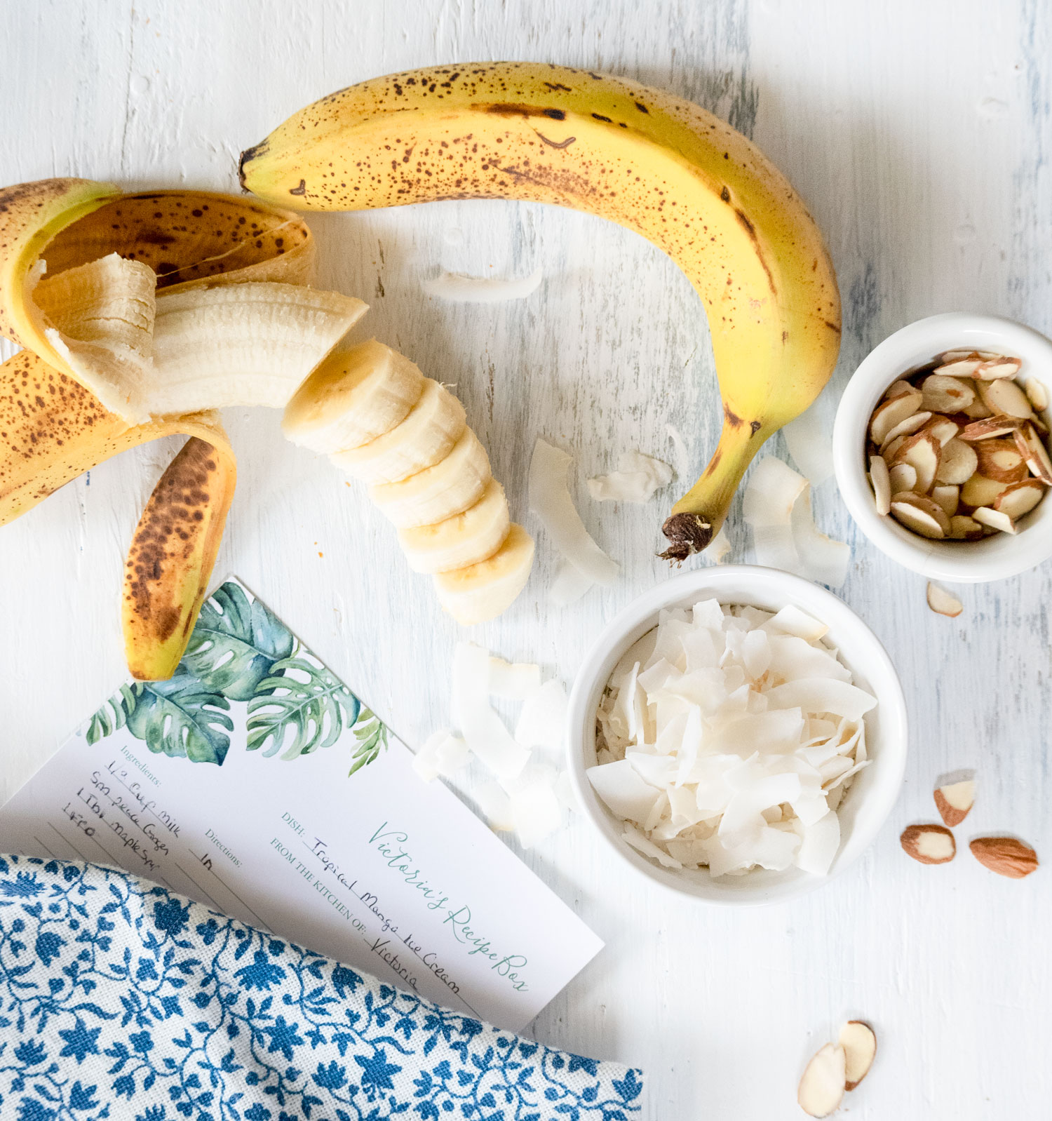 Not sure what to do with your brown specked ripe bananas? Try my vegan tropical mango ice cream recipe