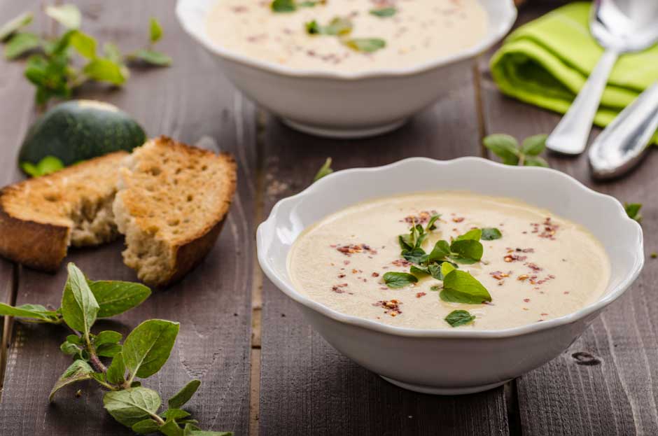 Savory and creamy mushroom soup that is dairy free and vegan. A perfect recipe for cold winter months.