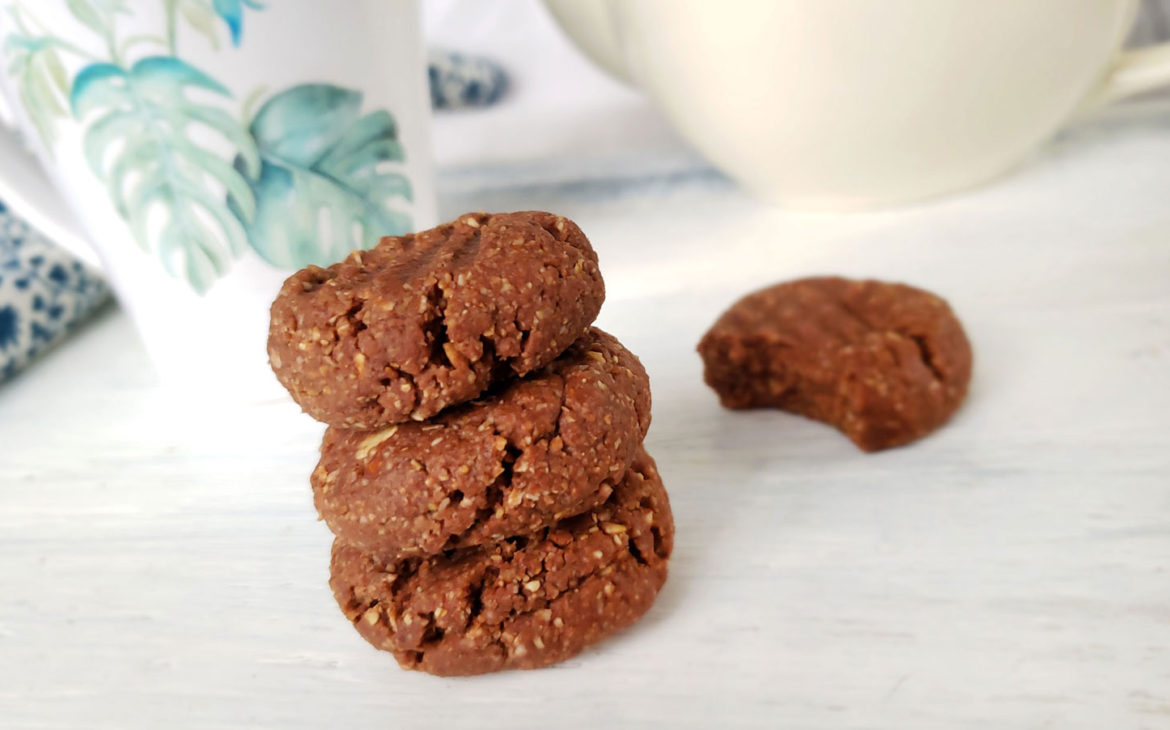 chocolate cookies vegan and no bake super healthy from Victoria's Recipe Box