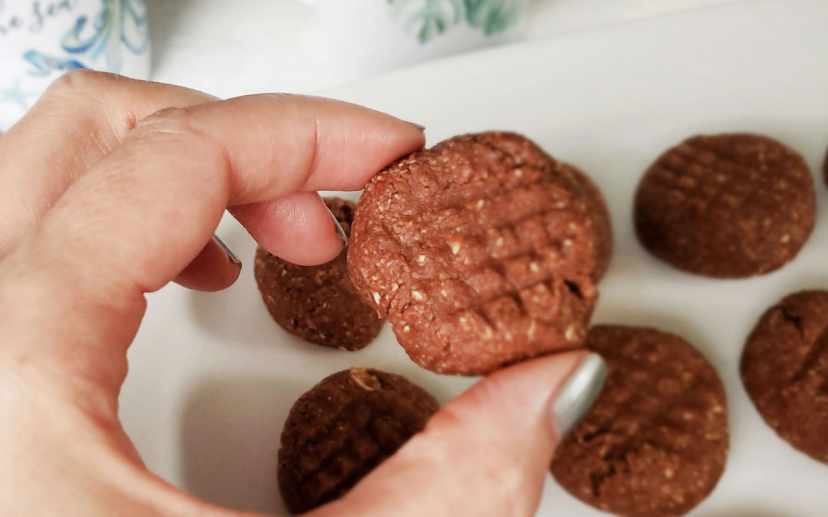 chocolate cookies no bake vegan and gluten free from Victoria's Recipe Box