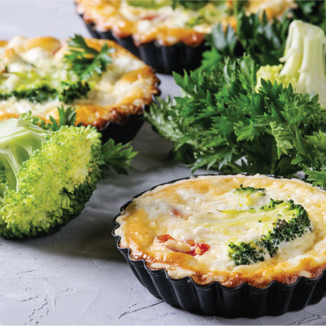 mini quiche brunch ideas