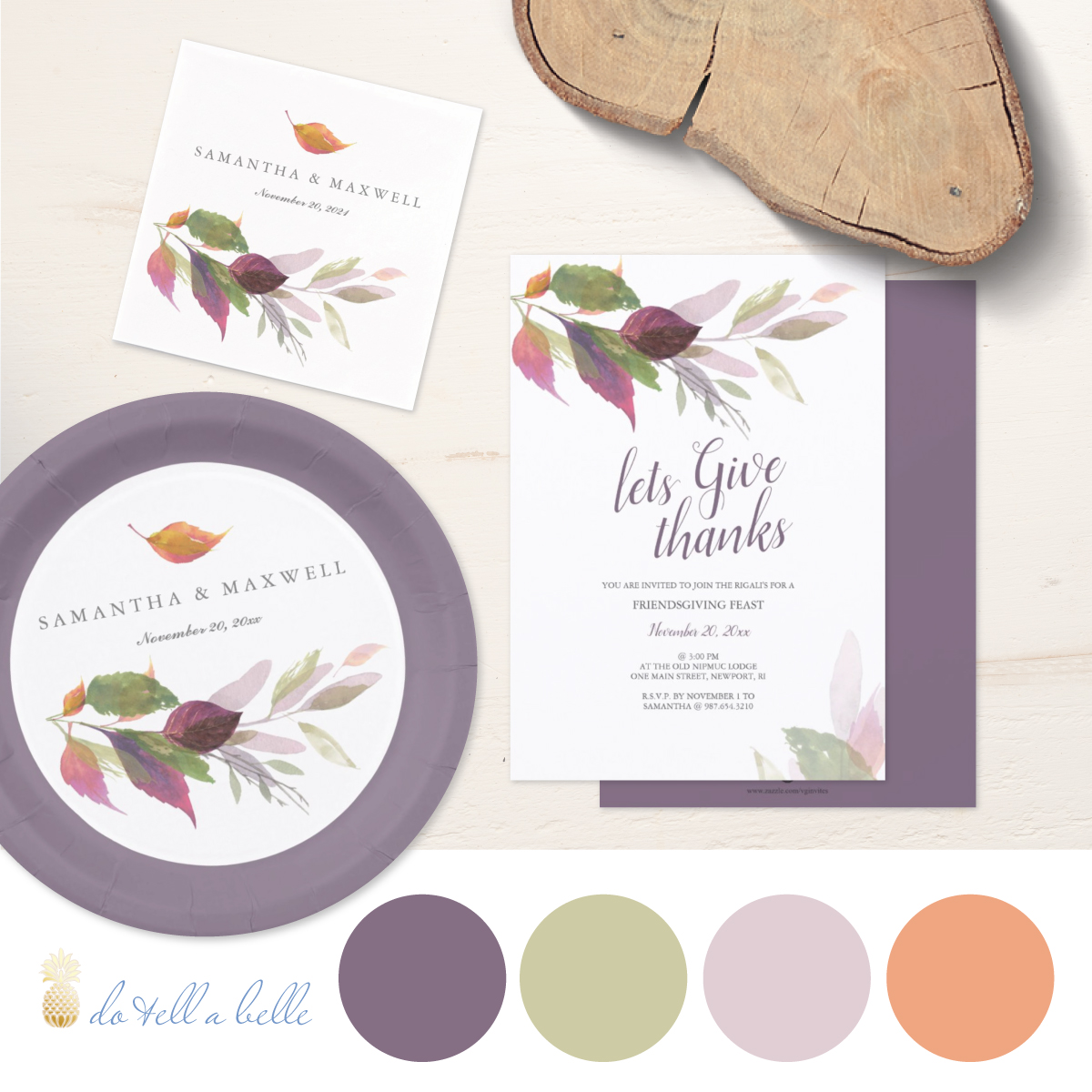 Fall Foliage Gardens Line by Victoria Grigaliunas of Do Tell a Belle