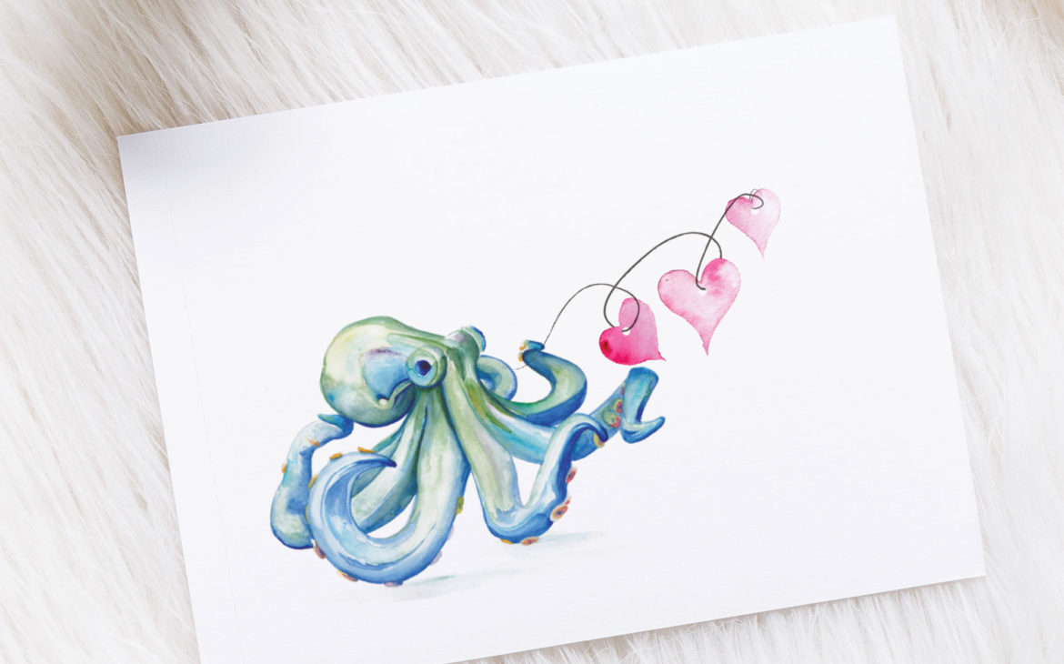 Valentines Cards: Step into a Seaside Symphony of Love and Tenderness