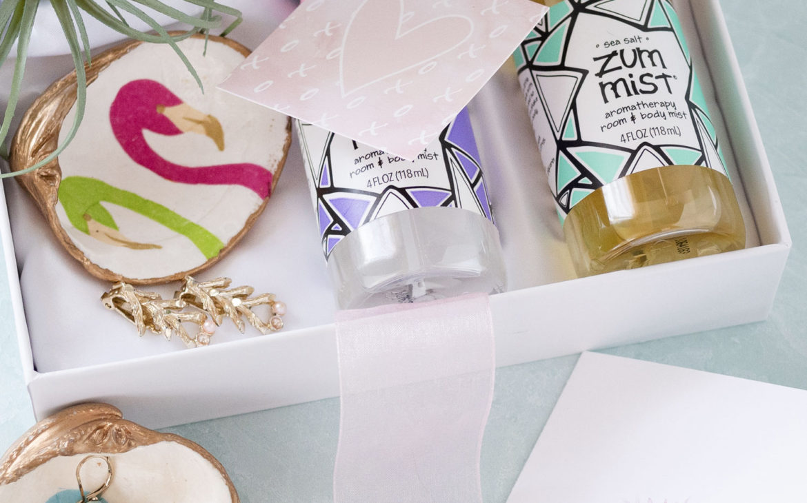 diy gift box ideas for galentine's and bridesmaid gift proposals