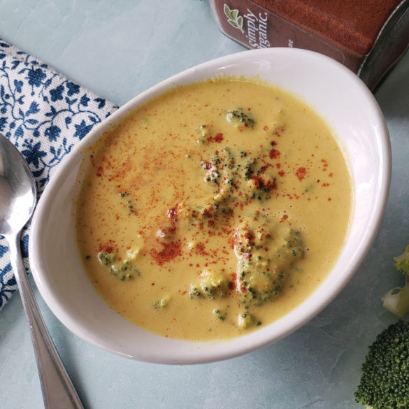 The best vegan broccoli cheddar soup recipe