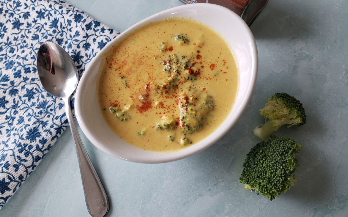 Vegan Broccoli Cheddar Soup Recipe