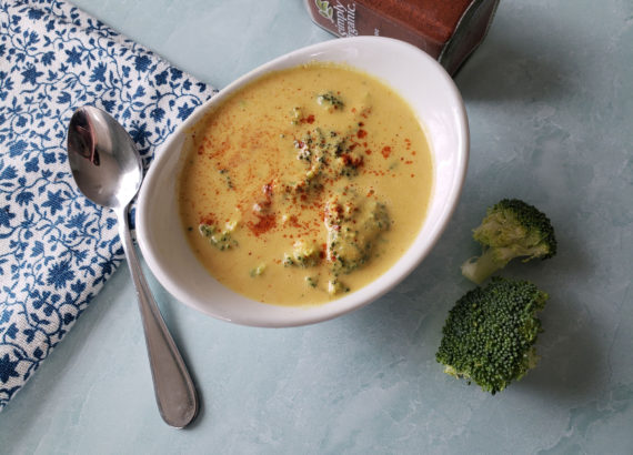 Vegan Broccoli Cheddar Soup Recipe