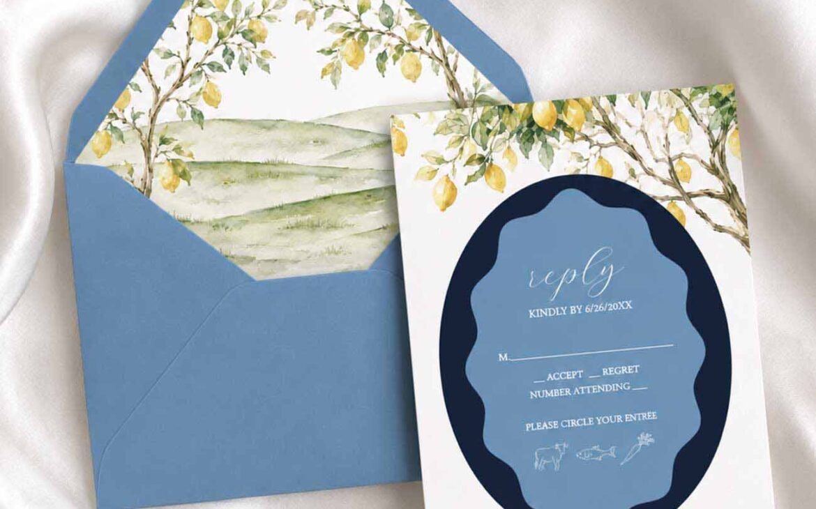 Italy Destination Wedding Invitations: Hand-Painted Watercolor Inspiration & Elegant Details