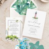 Tropical Wedding Invites: Watercolor Inspiration for a Destination Wedding