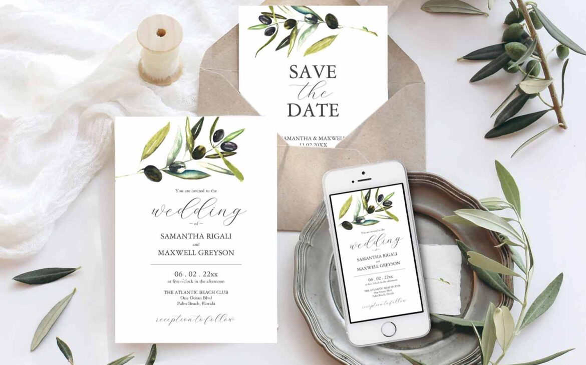 Hybride wedding invitations and ideas for planning your wedding