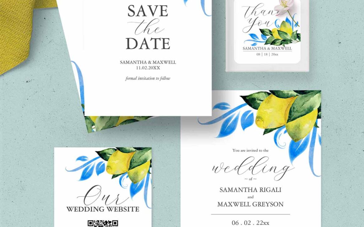 Destination Wedding Invitation Ideas ~ Italy