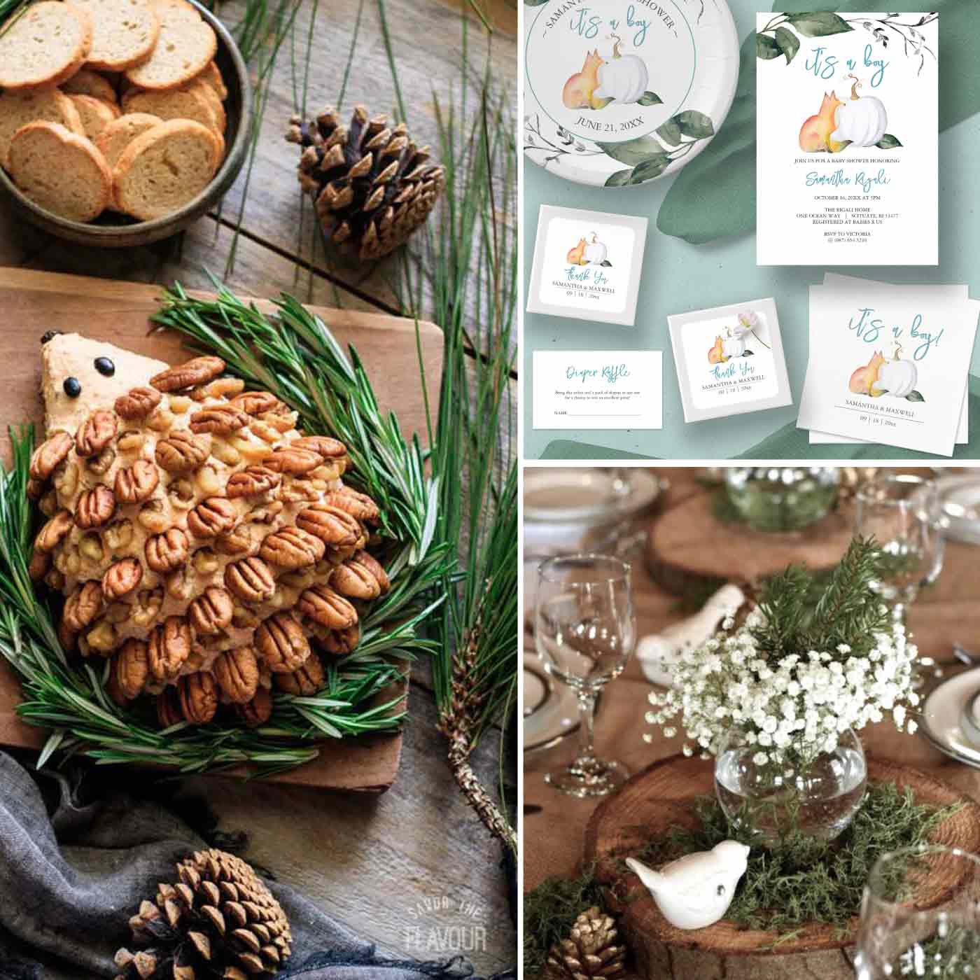 Woodland themed baby shower ideas