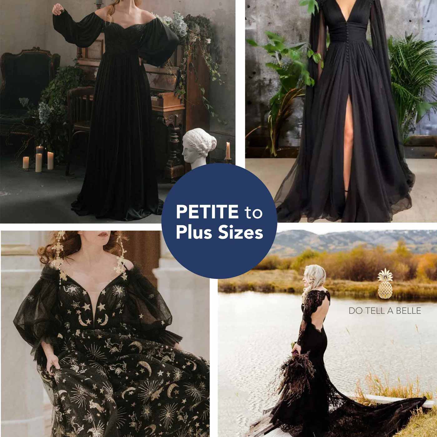 Timeless Allure: The Elegance of Black Wedding Dresses - dotellabelle