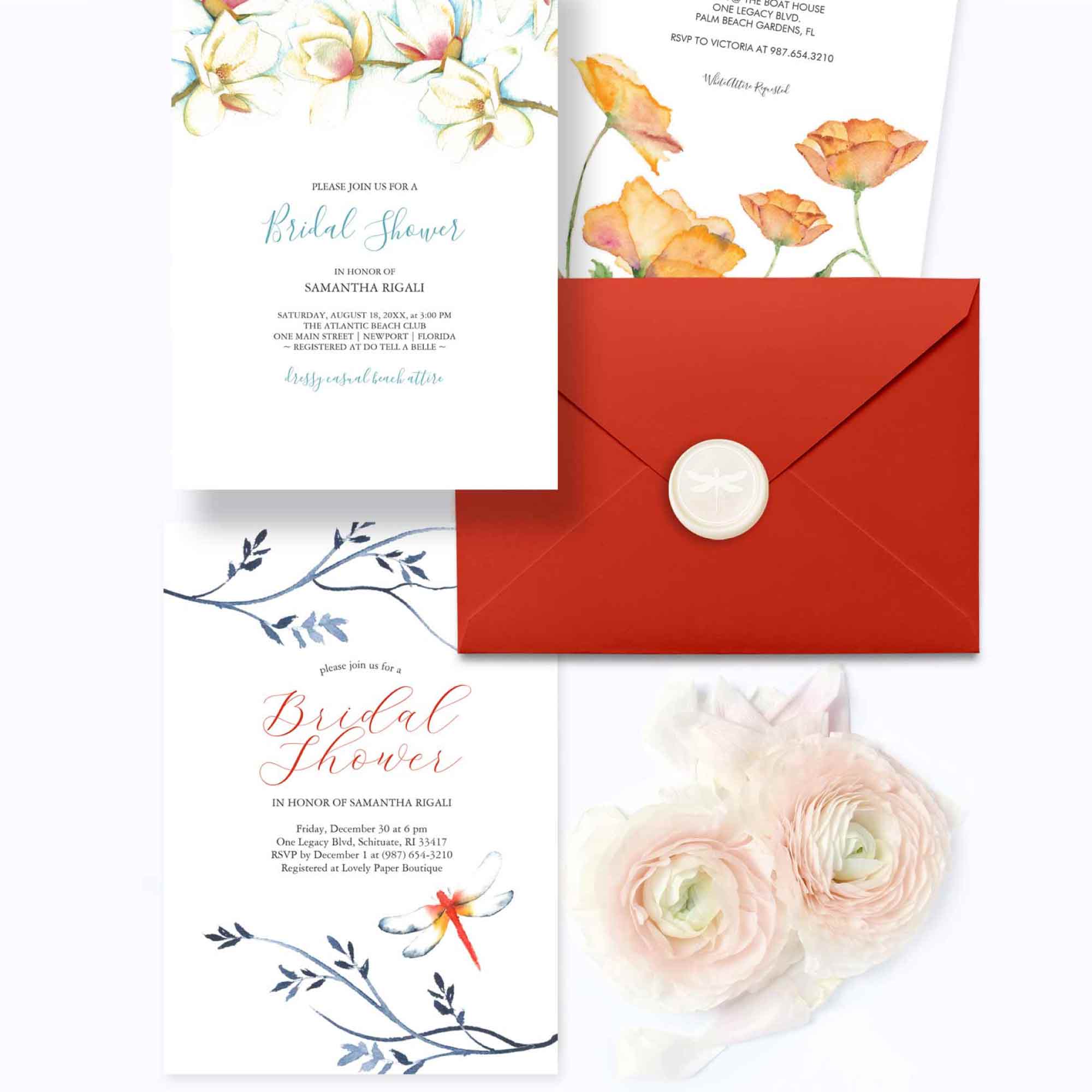 Bridal shower invitations
