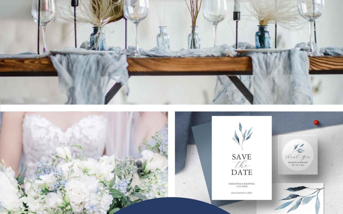 Dusty Blue Wedding Invitations: The Key to an Elegantly Understated Theme