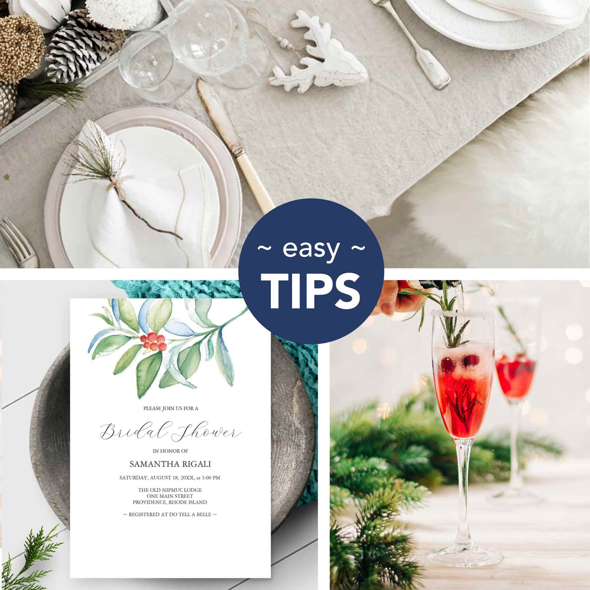 Winter bridal shower ideas. Click to learn more.