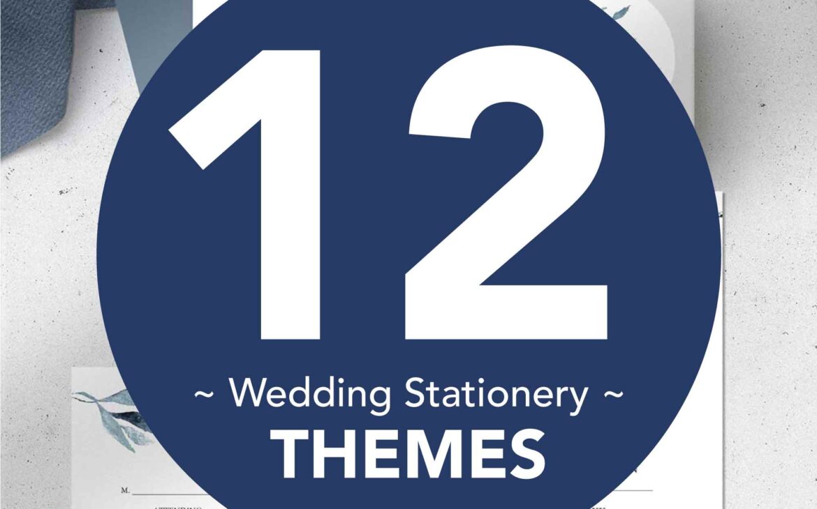 Top 12 Wedding Stationery Themes