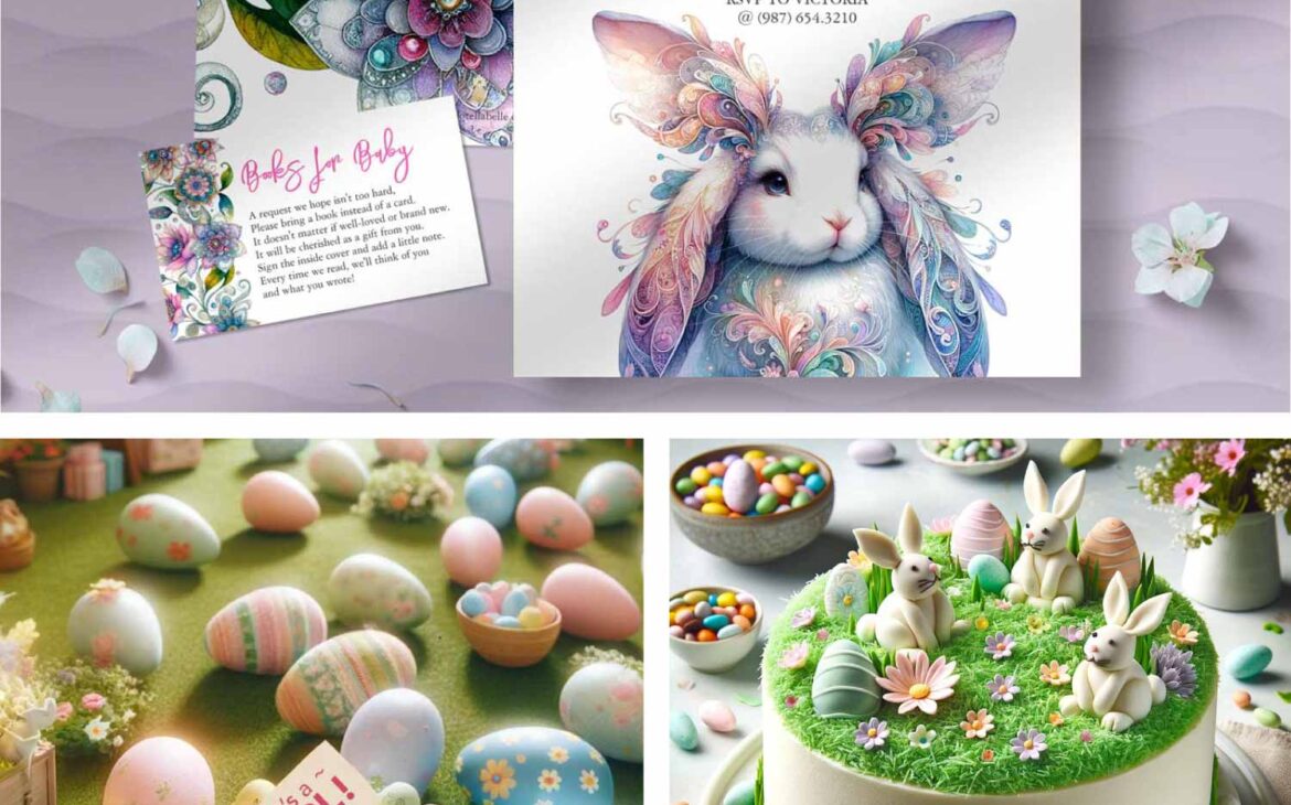 Spring Baby Shower Ideas with a Magical Easter Bunny Theme