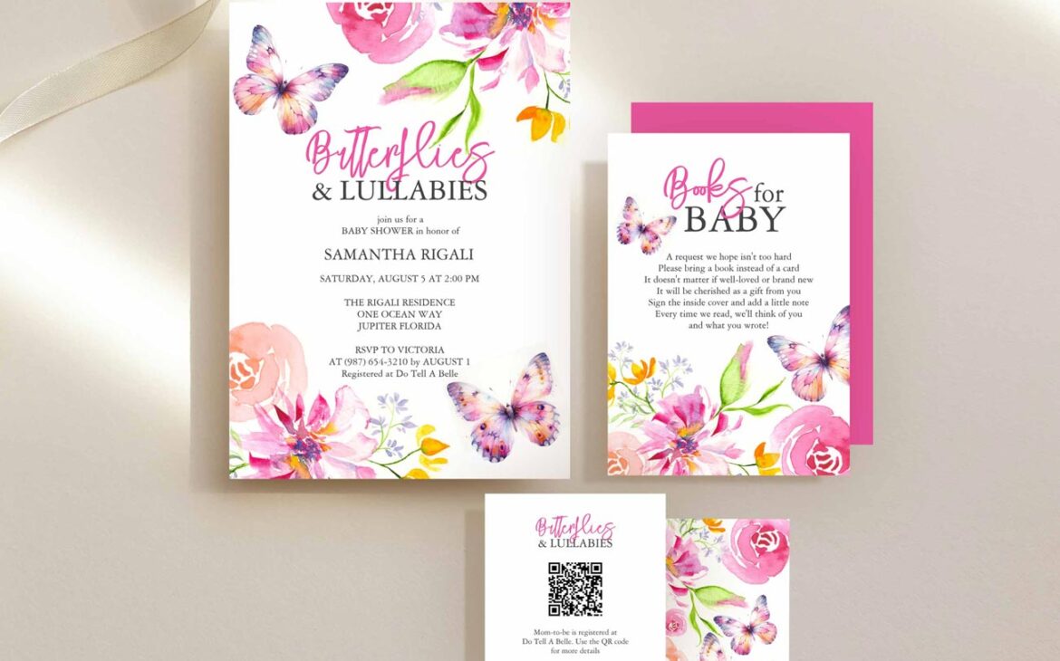 Butterflies and Lullabies Baby Shower for Your Little Girl
