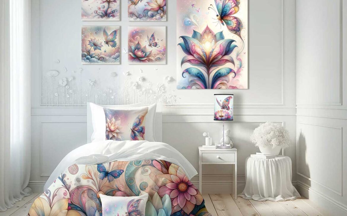 Enchanting Butterfly-Themed Bedroom Decor for a Magical Retreat