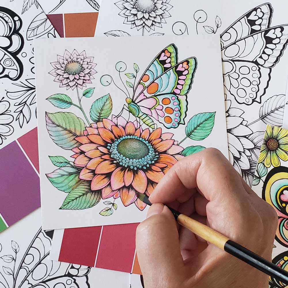 Learn how to use watercolor pencils with my quick and easy tutorial. Click to learn more.