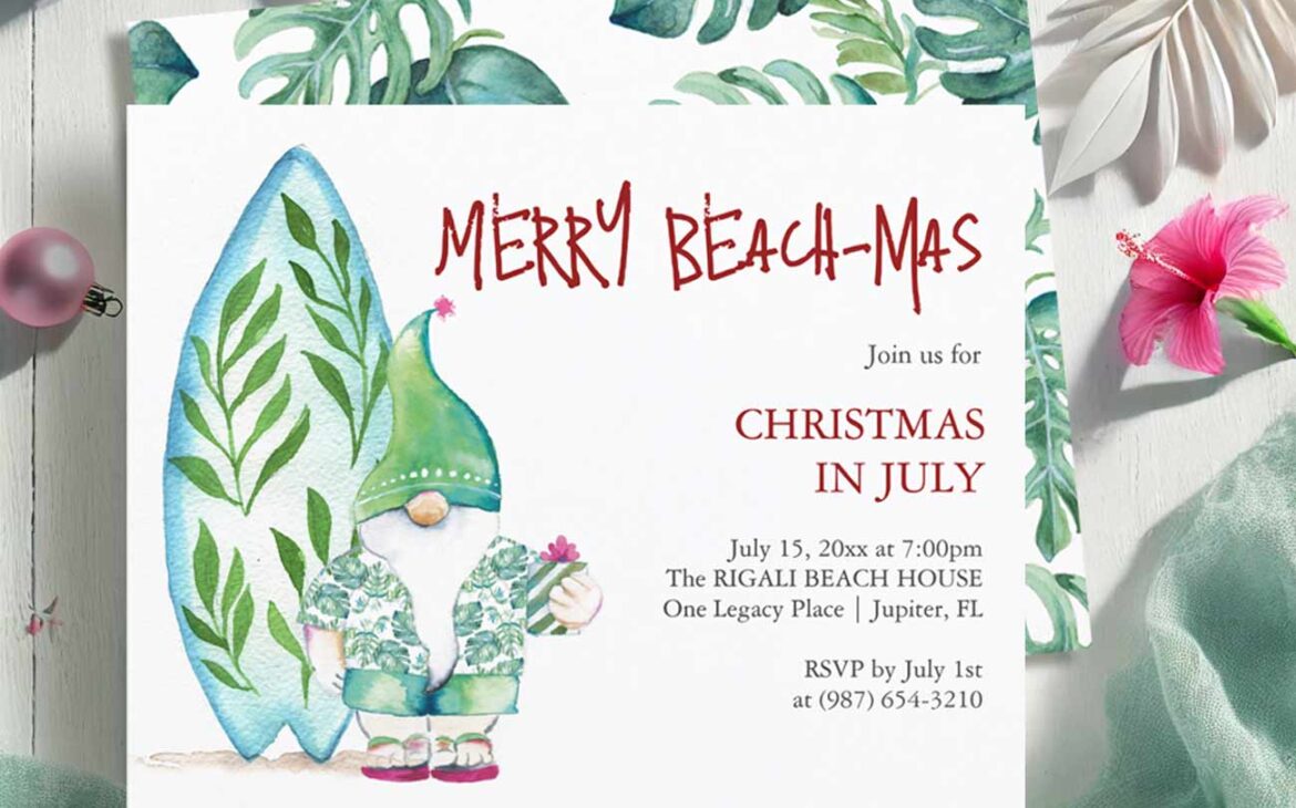 How to Host the Perfect Christmas in July Beach Party