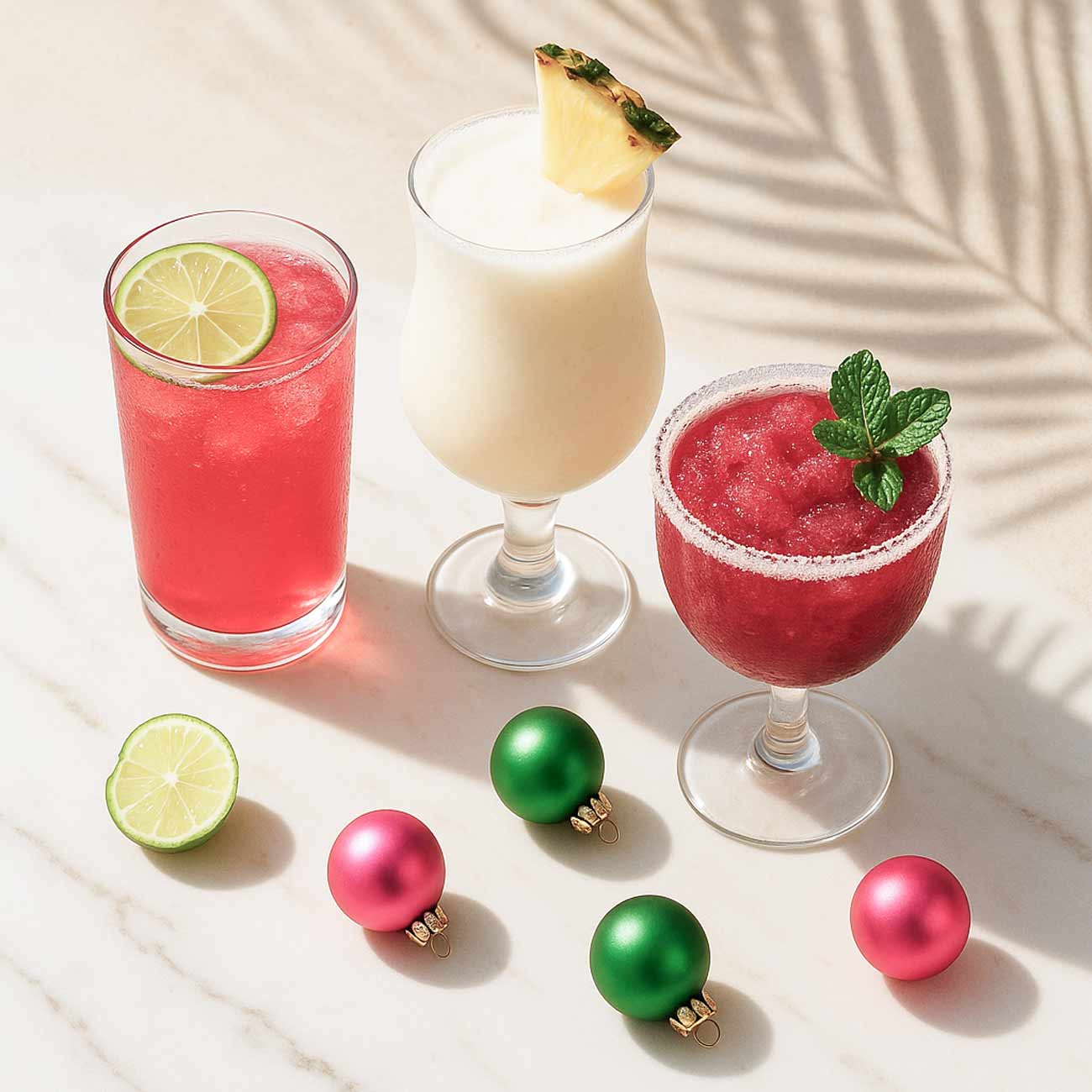Christmas in July drinks. Explore our cocktail recipies.