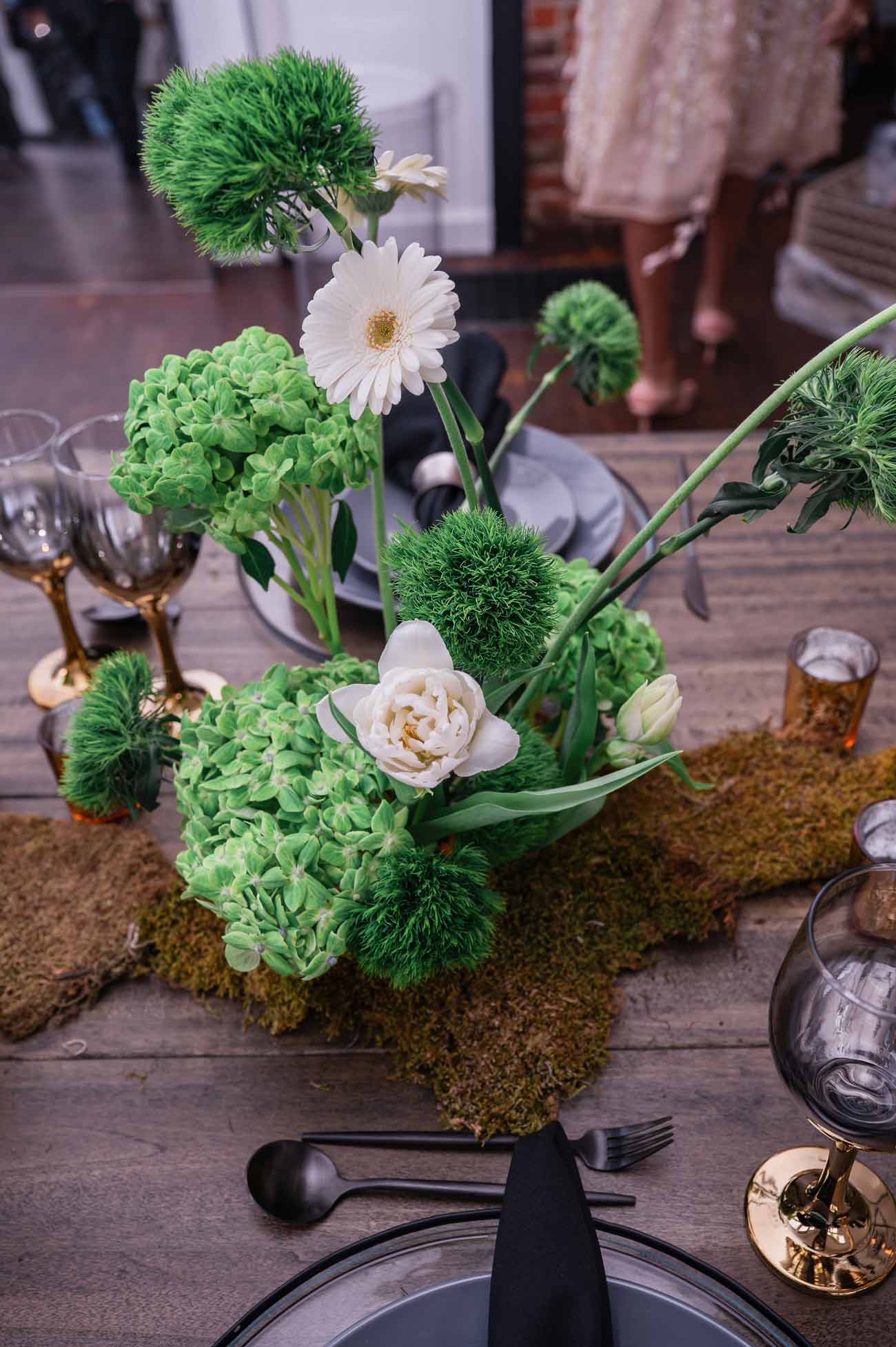 unique floral centerpieces by Blooms by Becca.