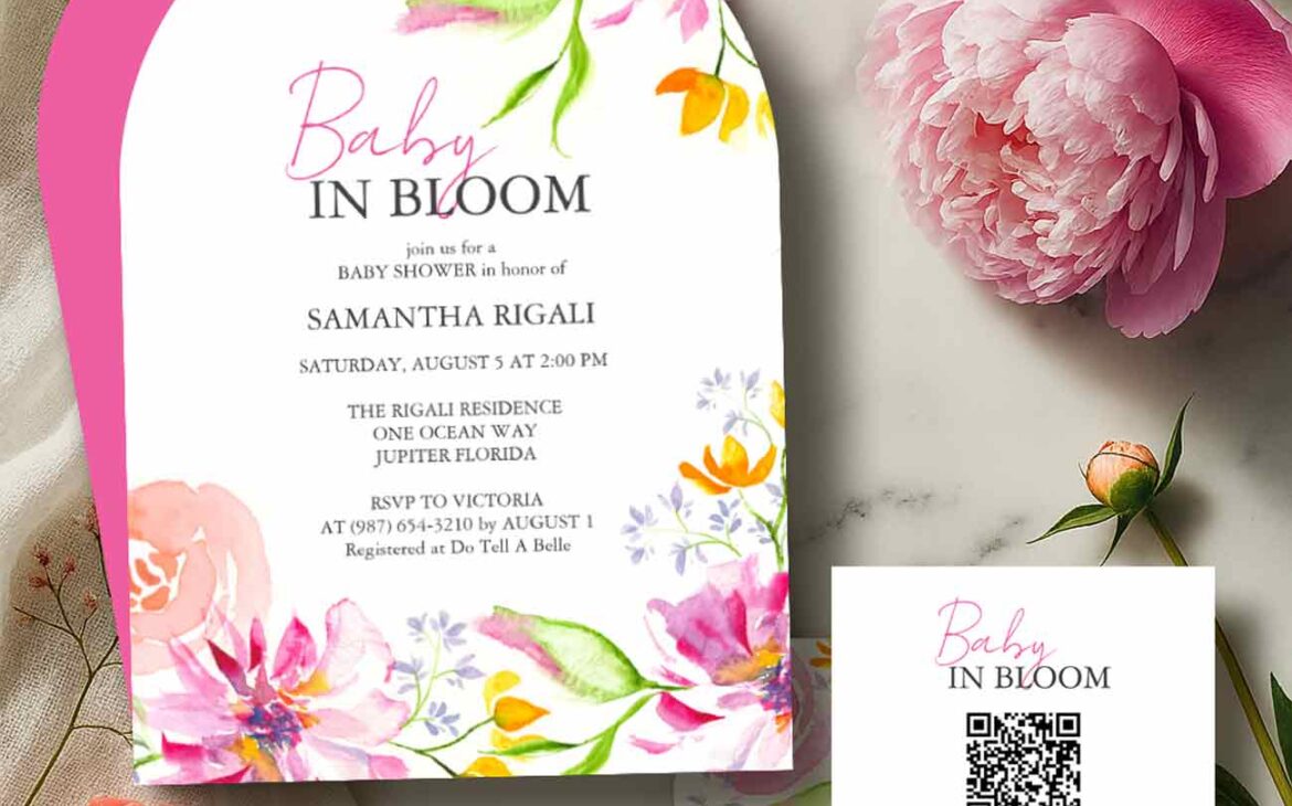 Baby In Bloom Baby Shower Theme