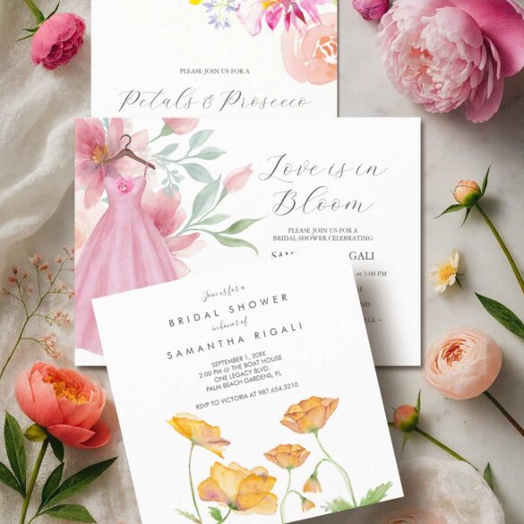 Bridal shower themes for spring.