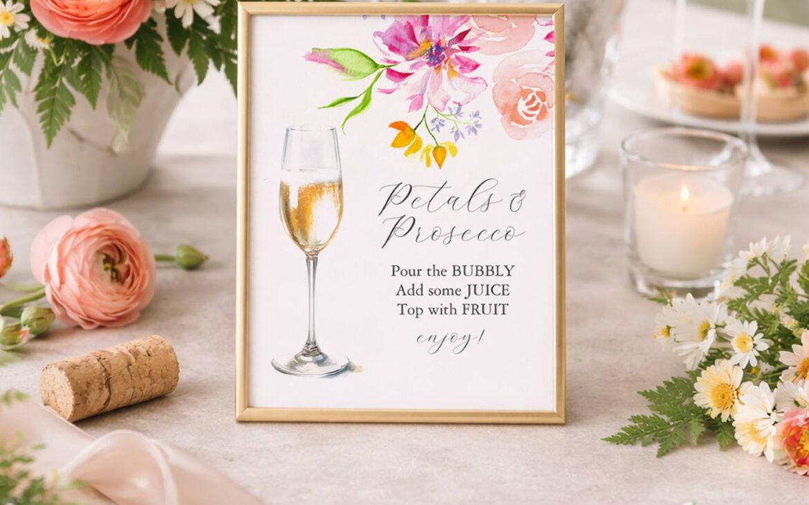 Petals and Prosecco Bridal Shower Ideas