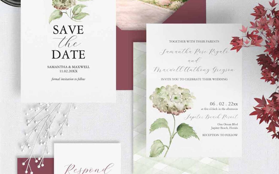 Do Tell A Belle vs Minted: Which Offers Better Watercolor Wedding Invitations?