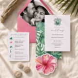 How to Coordinate Your Engagement Photos With Your Wedding Invitation Suite
